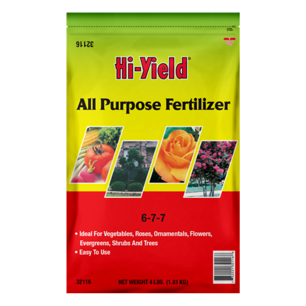 Hi-Yield All Purpose Plant Fertilizer 4-lb bag