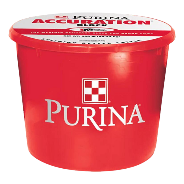Purina Accuration Range Liquid 32-5. 200-lb tub.