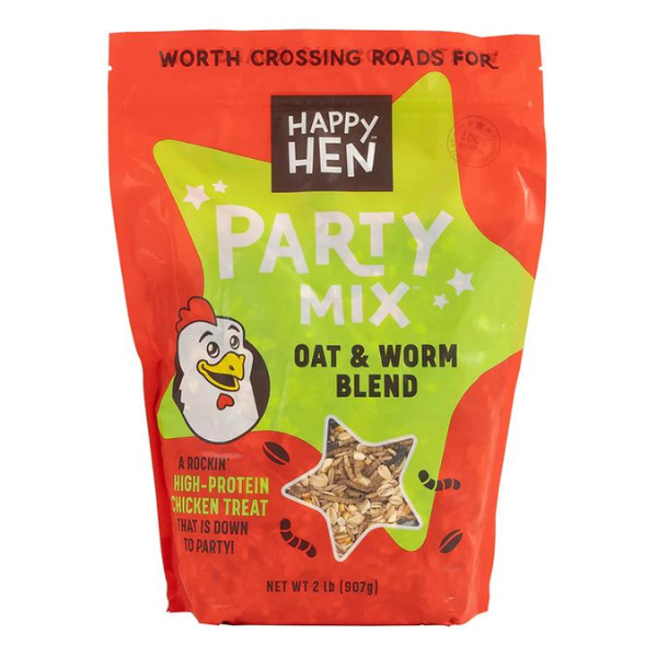 Happy Hen Party Mix Oat & Worm Blend