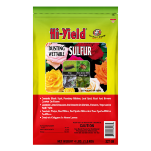 Hi-Yield Dusting Wettable Sulfur. 4-lb bag.