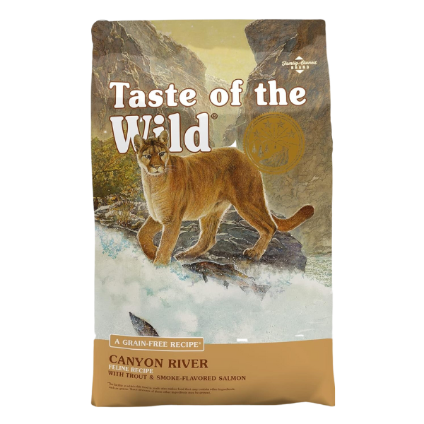 Taste of the Wild Canyon River Feline Recipe with Trout & Smoke Flavored Salmon