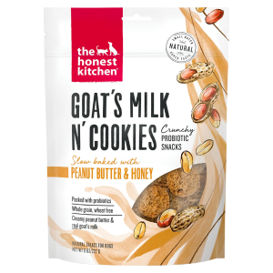 the honest kitchen goats milk cookies peanut butter honey