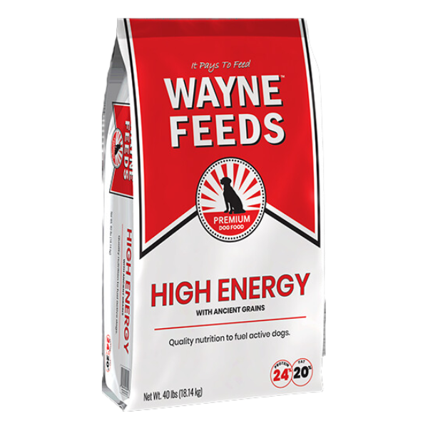 Wayne Feeds High Energy Dog Food