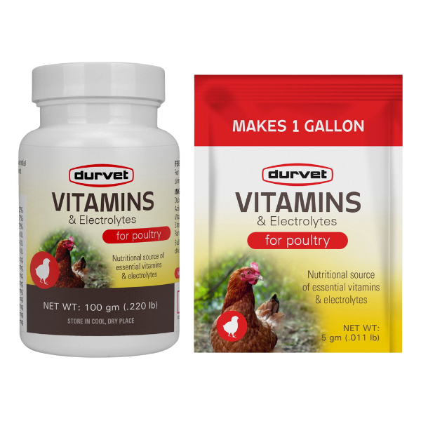 Durvet Vitamins & Electrolytes for Poultry