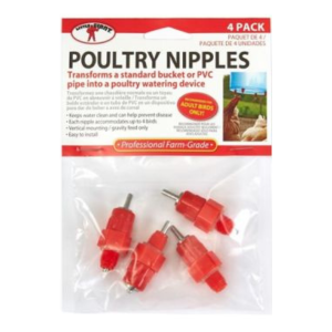 Little Giant Poultry Nipple 4 Pack