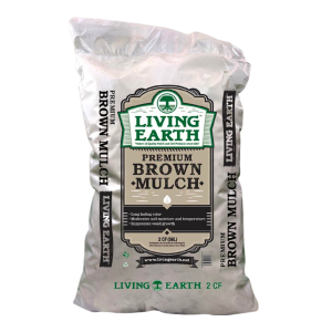 Living Earth Premium Brown Mulch Bag