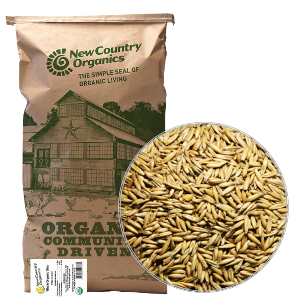 New Country Organic Whole Oats 40-lb bag