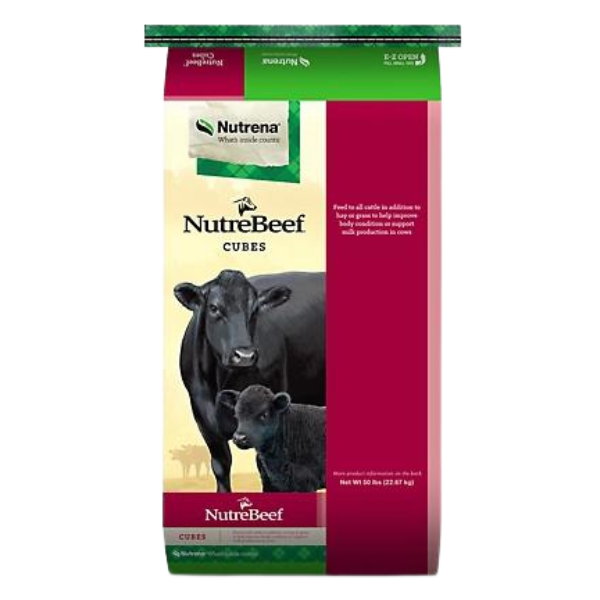 Nutrena NutreBeef Cattle Breeder Feed Cube 50-lb bag