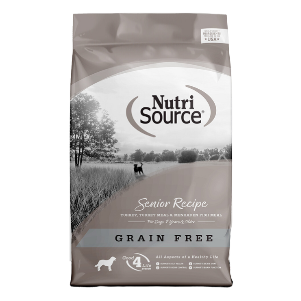 Nutrisource Senior Grain Free Turkey Recipe