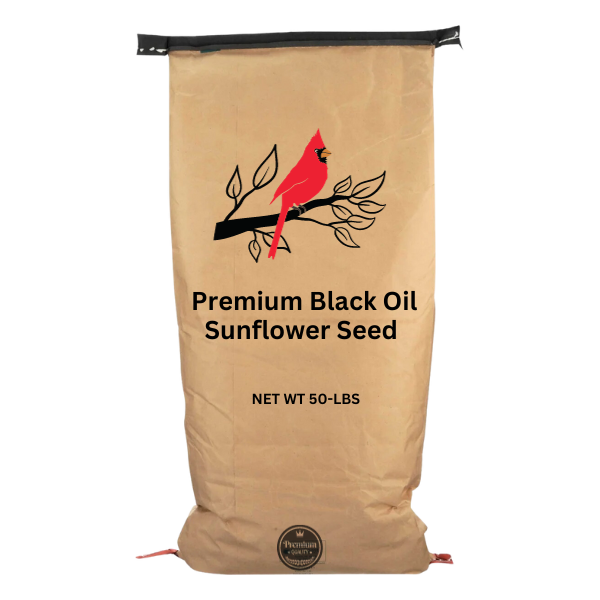Premium Sunflower Seed Black Oil 50-lb bag
