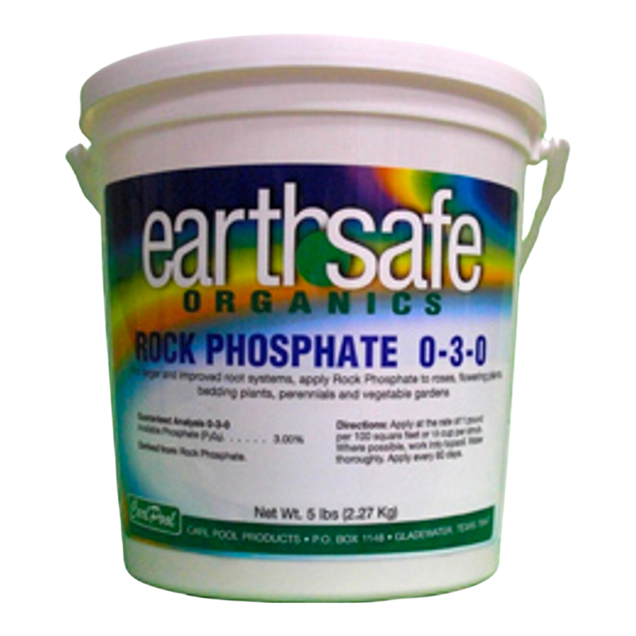 EarthSafe Organics 0-3-0 Rock Phosphate 5 Pound Tub