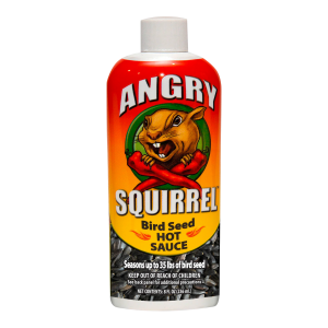 Harris Angry Squirrel Bird Seed Hot Sauce 8 Fluid Ounce Bottle