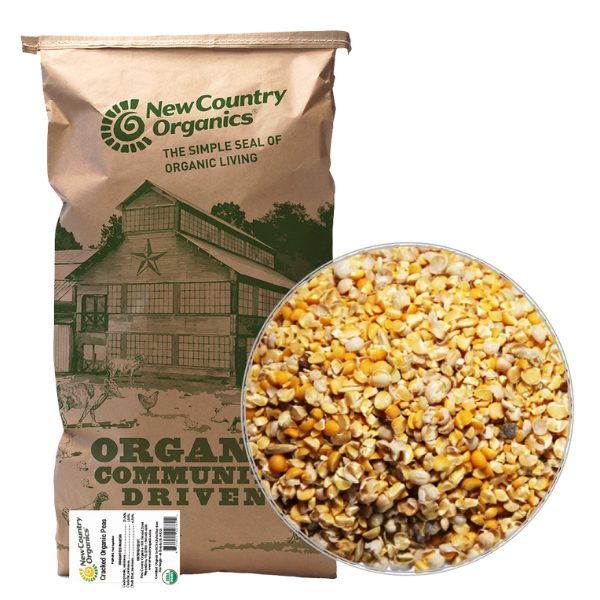 New Country Organics Cracked Peas 40-lb bag