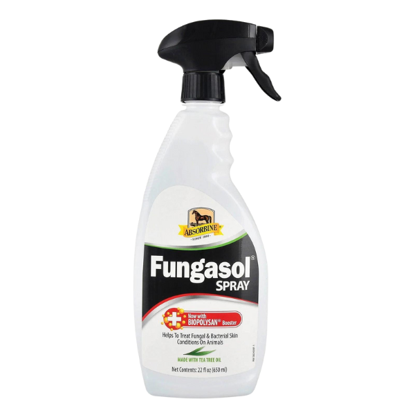 Absorbine Fungasol Spray 22 fl. oz. White spray bottle.
