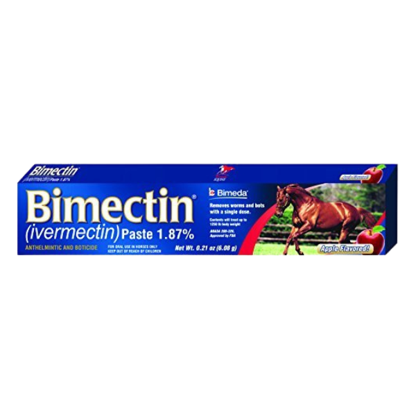 Bimectin Equine Deworm Paste for Horses, Apple Flavor
