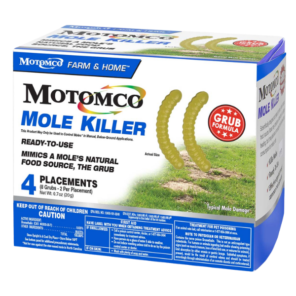 Motomco Mole Killer 4 pack
