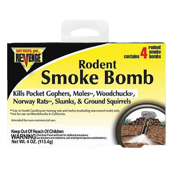 Revenge Rodent Repellent Smoke Bombs, 4-Pack