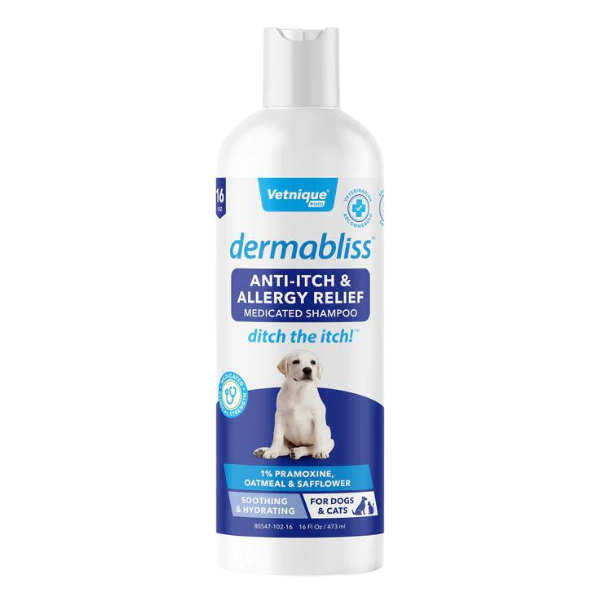 Dermabliss Anti-Itch & Allergy Relief Shampoo 16-oz