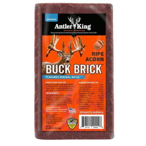 Antler King Buck Brick Acorn 4-lb compressed block.