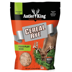 Antler King Cereal Rye Food Plot Seed 1-lb bag.