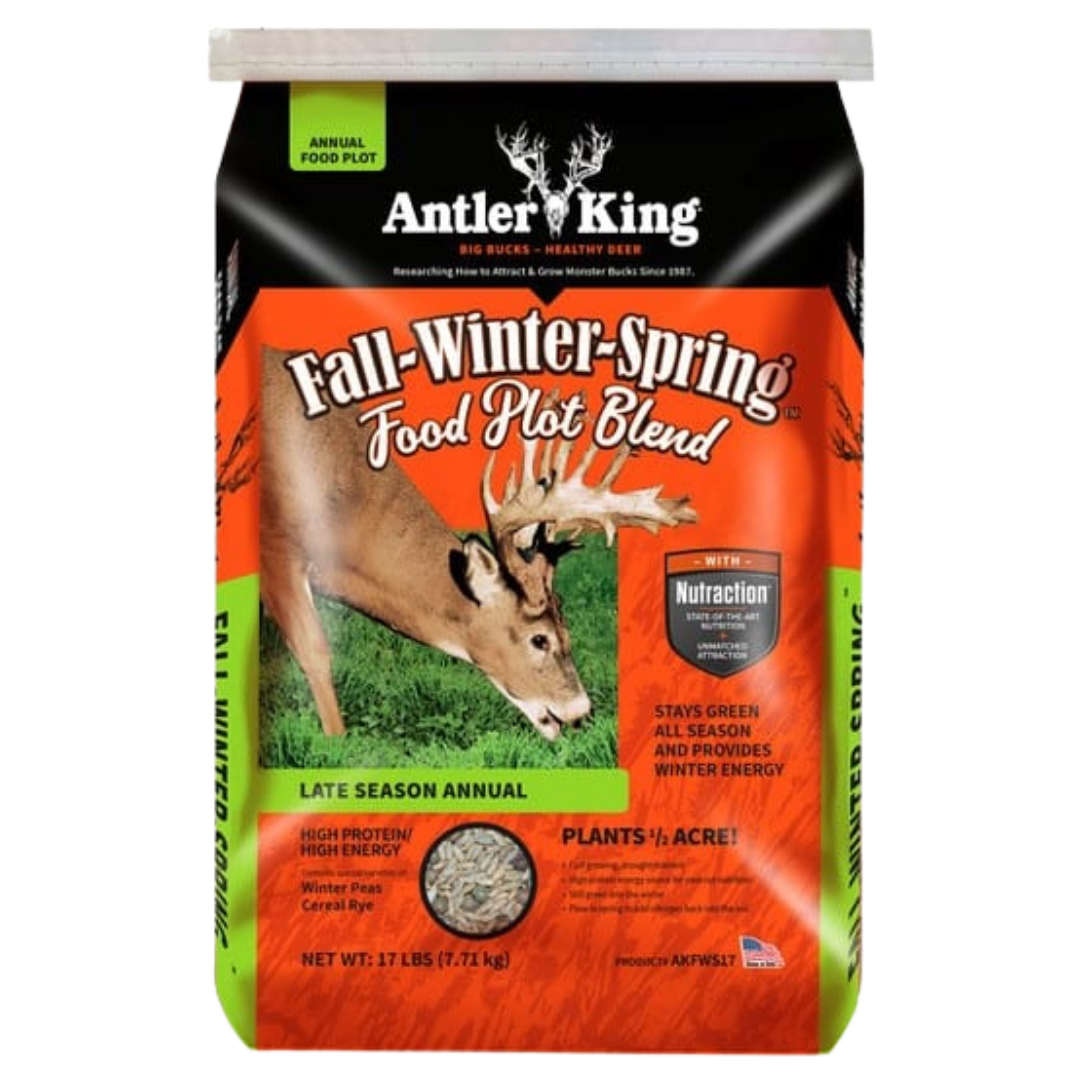 Fall/Winter/Spring Food Plot Blend. 17-lb bag