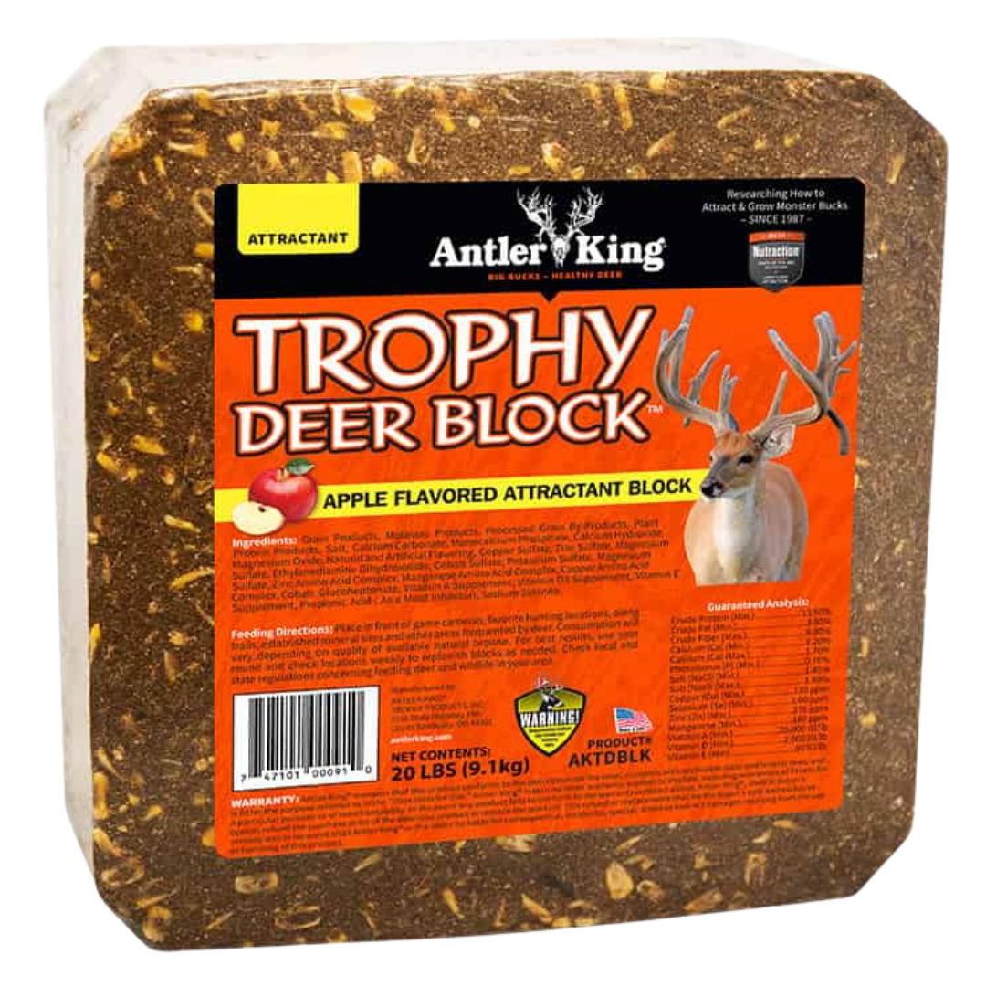 Antler King Trophy Deer Block 20-lb compressed block.