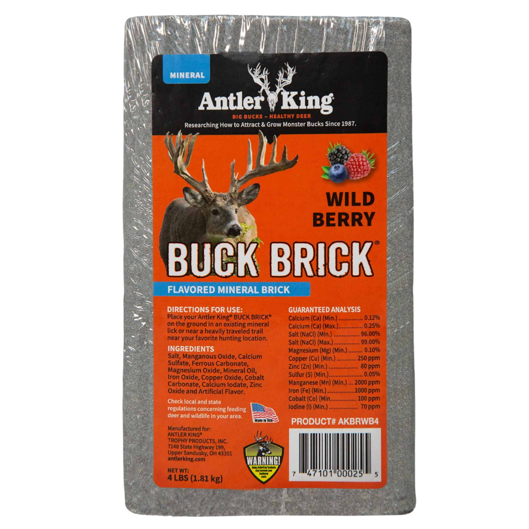 Antler King Wild Berry Flavored Buck Brick 4-lb