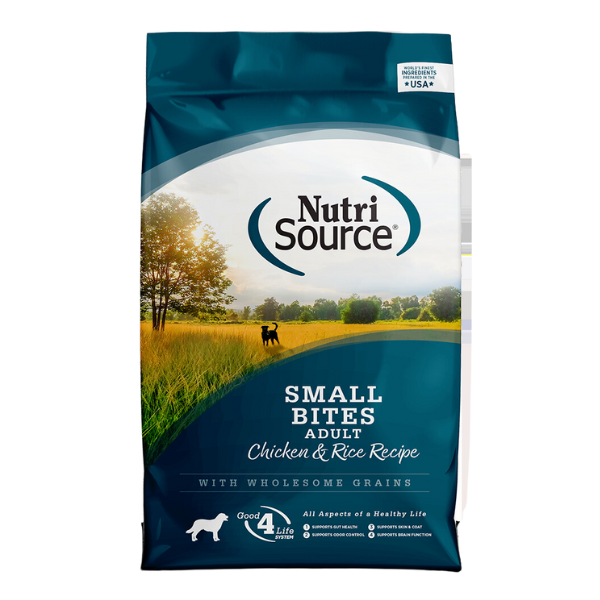 NutriSource Small Bites Adult Chicken & Rice Recipe