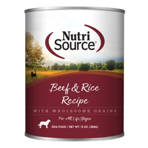 NutriSource Grain Inclusive Beef & Rice Recipe