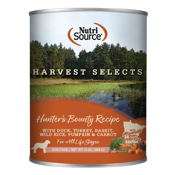 NutriSource Grain Inclusive Harvest Selects Hunter's Bounty Recipe
