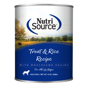NutriSource Grain Inclusive Trout & Rice Recipe
