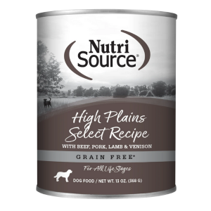 NutriSource Grain-Free High Plains Select Beef, Pork, Lamb, and Venison
