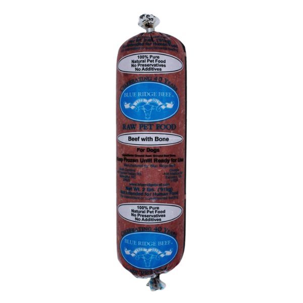 Blue Ridge Beef - Beef with Bone Natural Raw Dog Food