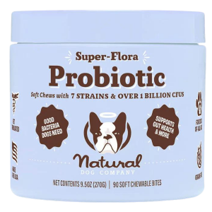 Natural Dog Company Super-Flora Probiotic Supplement