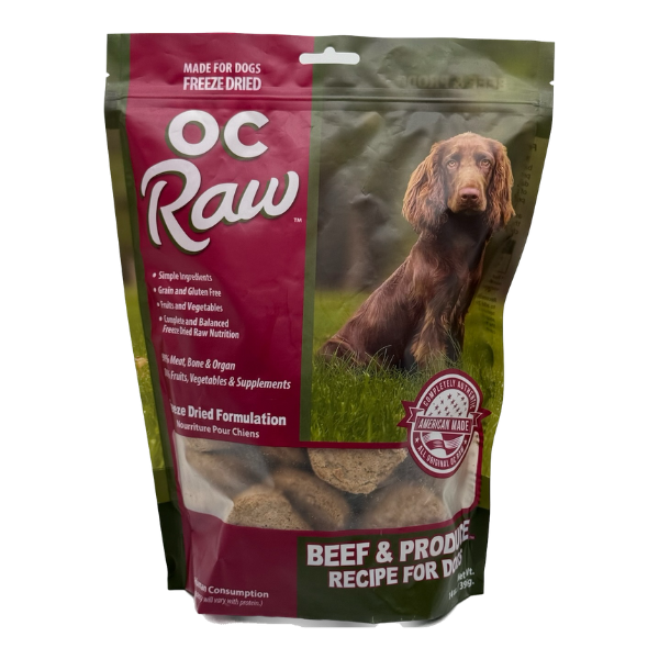 OC Raw Beef & Produce - 14 Oz Freeze Dried Sliders