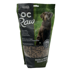 OC Raw Duck & Produce - 20 Oz Freeze Dried Meaty Rox