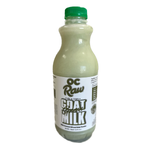 OC Raw Green Goat Milk. 1 Quart