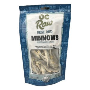 OC Raw Minnows – 3.2 oz Freeze Dried