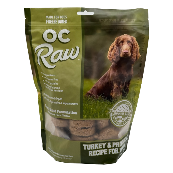 OC Raw Turkey & Produce - 14 Oz Freeze Dried Sliders