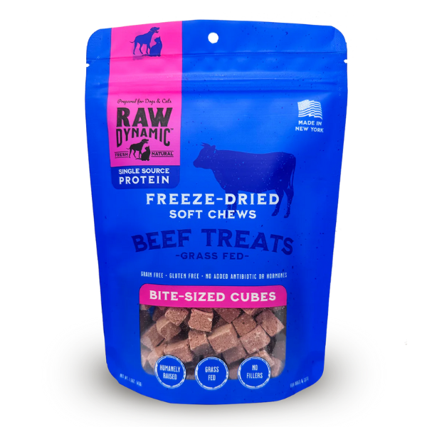 Raw Dynamic Freeze-Dried Raw Beef Treats for Dogs