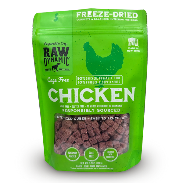 Raw Dynamic Freeze-Dried Chicken Formula for Dogs