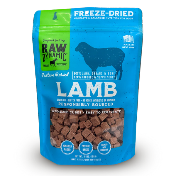 Raw Dynamic Freeze-Dried Raw Lamb Formula for Dogs