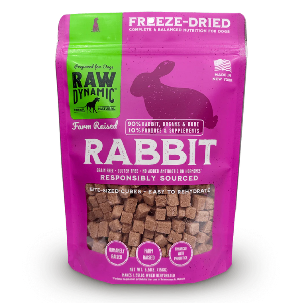 Raw Dynamic Frozen Raw Rabbit Formula for Dogs