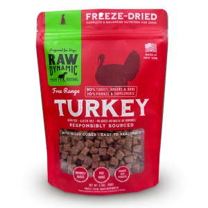 Raw Dynamic Freeze-Dried Raw Turkey Formula for Dogs