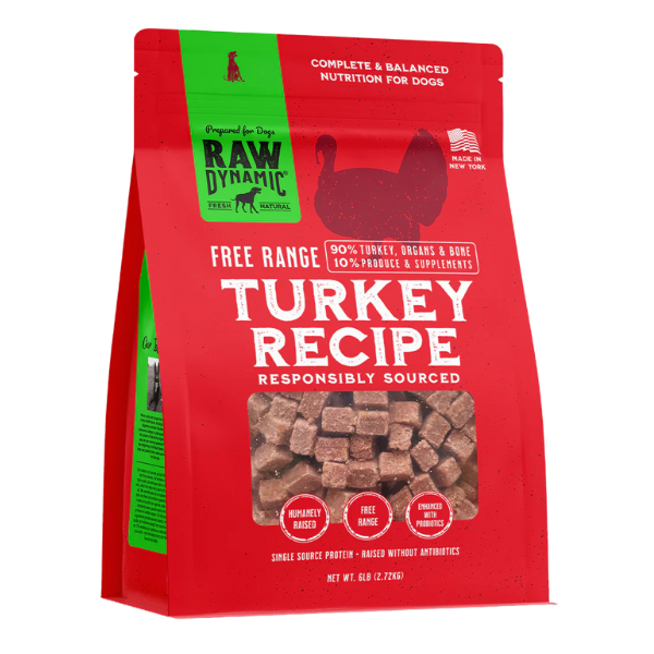 Raw Dynamic Freeze-Dried Turkey Formula for Dogs