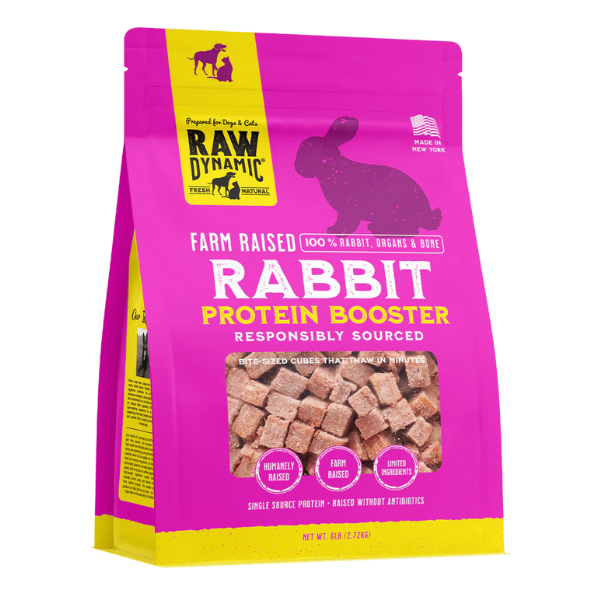 Raw Dynamic Frozen Raw Rabbit Protein Booster