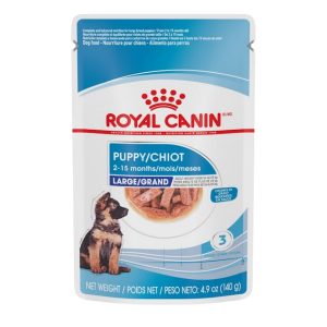 Royal Canin Large Puppy Chunks in Gravy Pouch