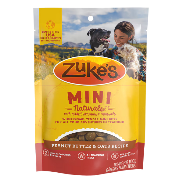 Zuke’s Mini Naturals Peanut Butter & Oats Recipe Dog Treats