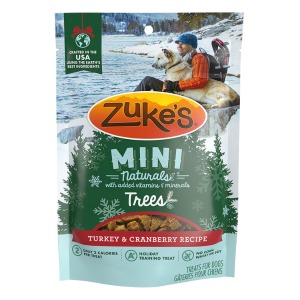 Zuke’s Mini Naturals Trees Turkey & Cranberry Recipe Dog Treats