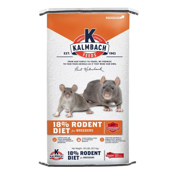 Kalmbach 18% Rodent Diet (Cubes)